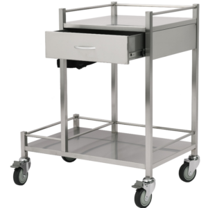 Stainless Steel Oxygen Trolley Single Drawer